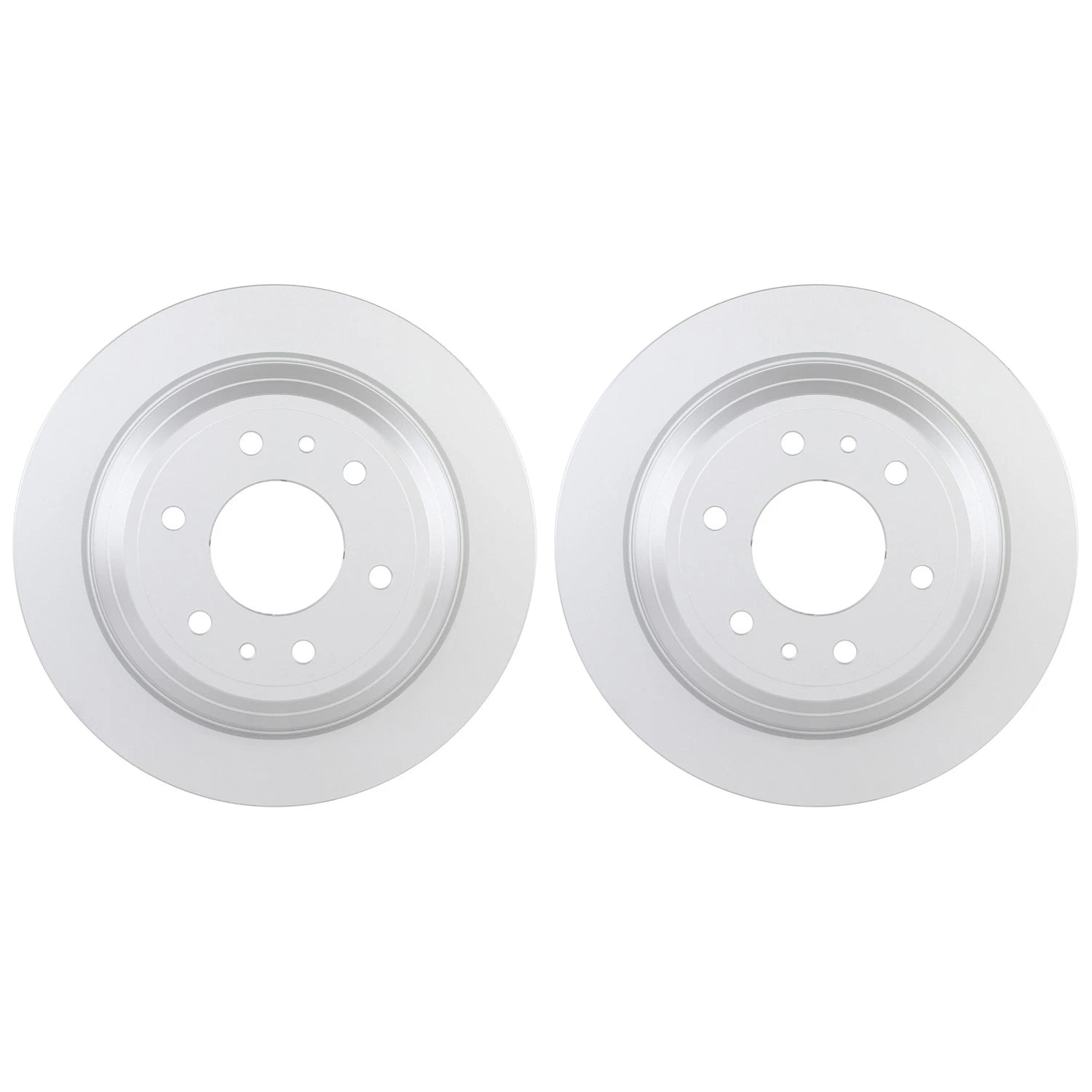 Set of 2 Bosch QuietCast Rear Disc Brake Rotors for Rainier SSR Trailblazer (2002–2009)