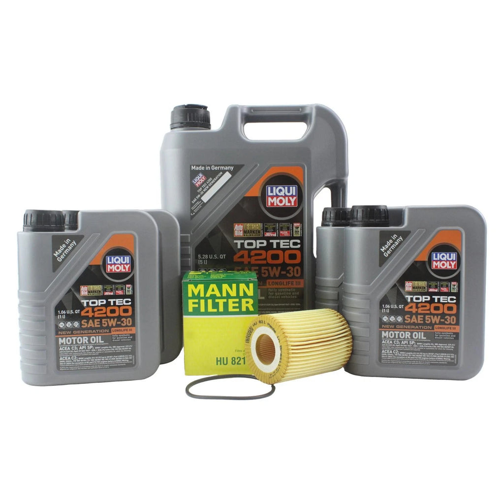 Liqui Moly Top Tec 4200 5W-30 Engine Oil Change Kit for Mercedes X164 ML320 ML350 (2006–2012)