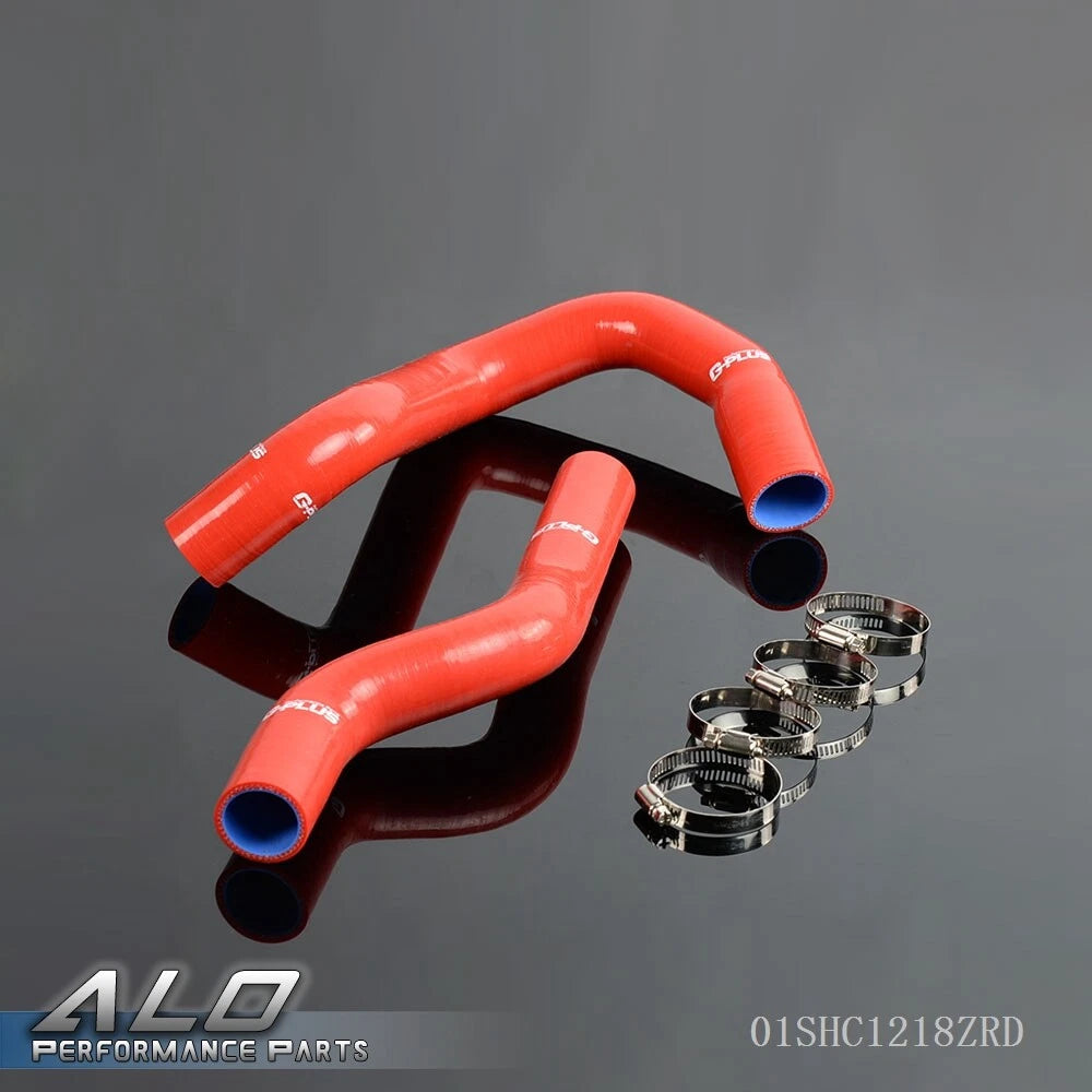 Red Silicone Radiator Hose Kit for Ford F100 F150 F250 Bronco (1968–1979)