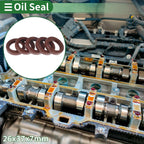 Set of 5 Oil Seal Rotary Shaft Seal FKM Rubber 26x37x7mm