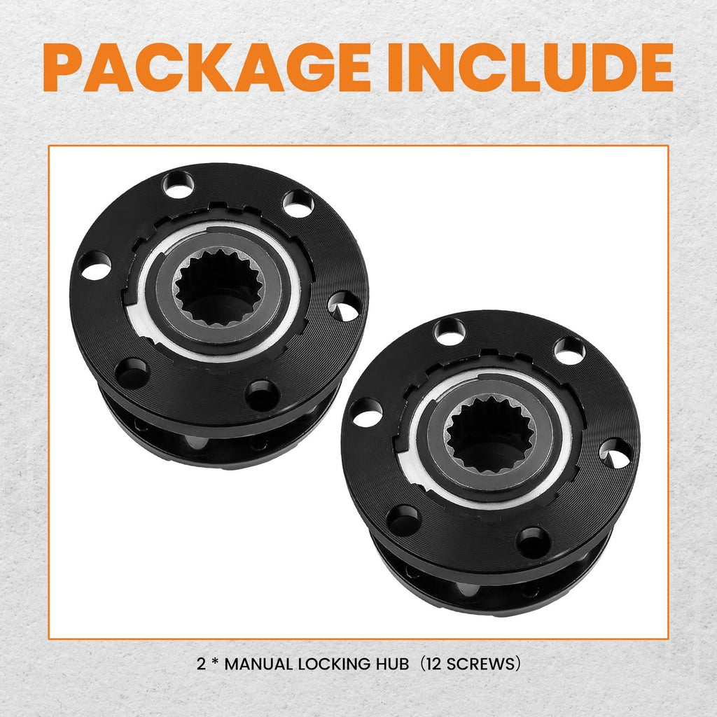 2 Locking Hubs for Isuzu Trooper Rodeo (1998-2002)