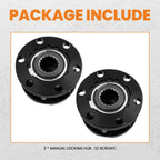 2 Locking Hubs for Isuzu Trooper Rodeo (1998-2002)