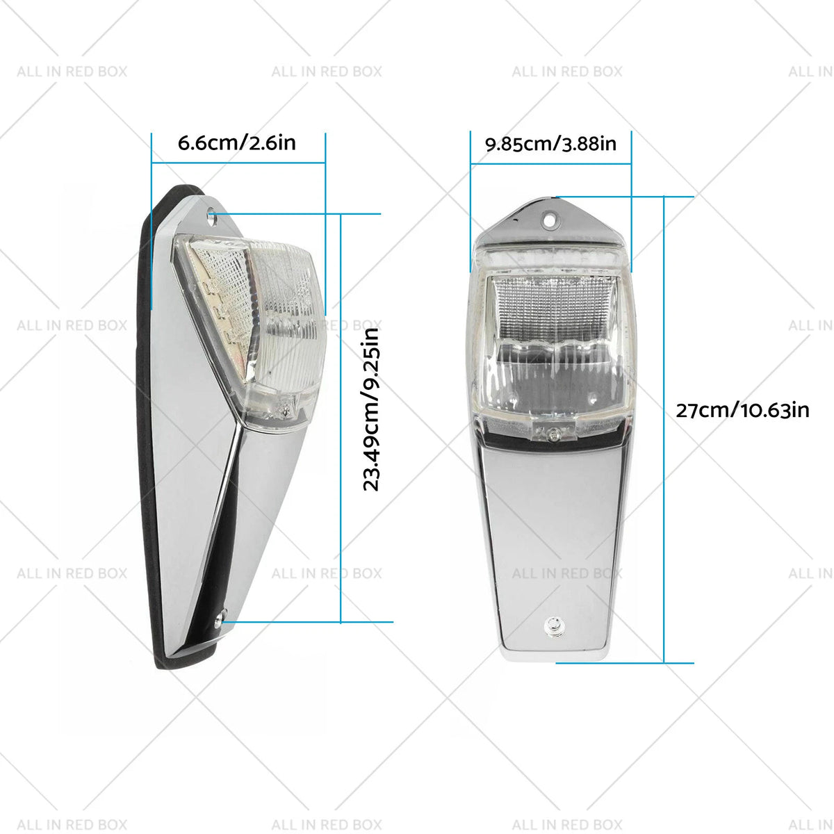 5pc 12V LED Cab Marker Roof Light for Peterbilt Kenworth Trucks