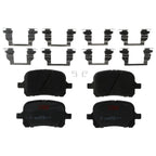 Set of 4 Disc Brake Pads for Toyota Avalon (1998–2004)