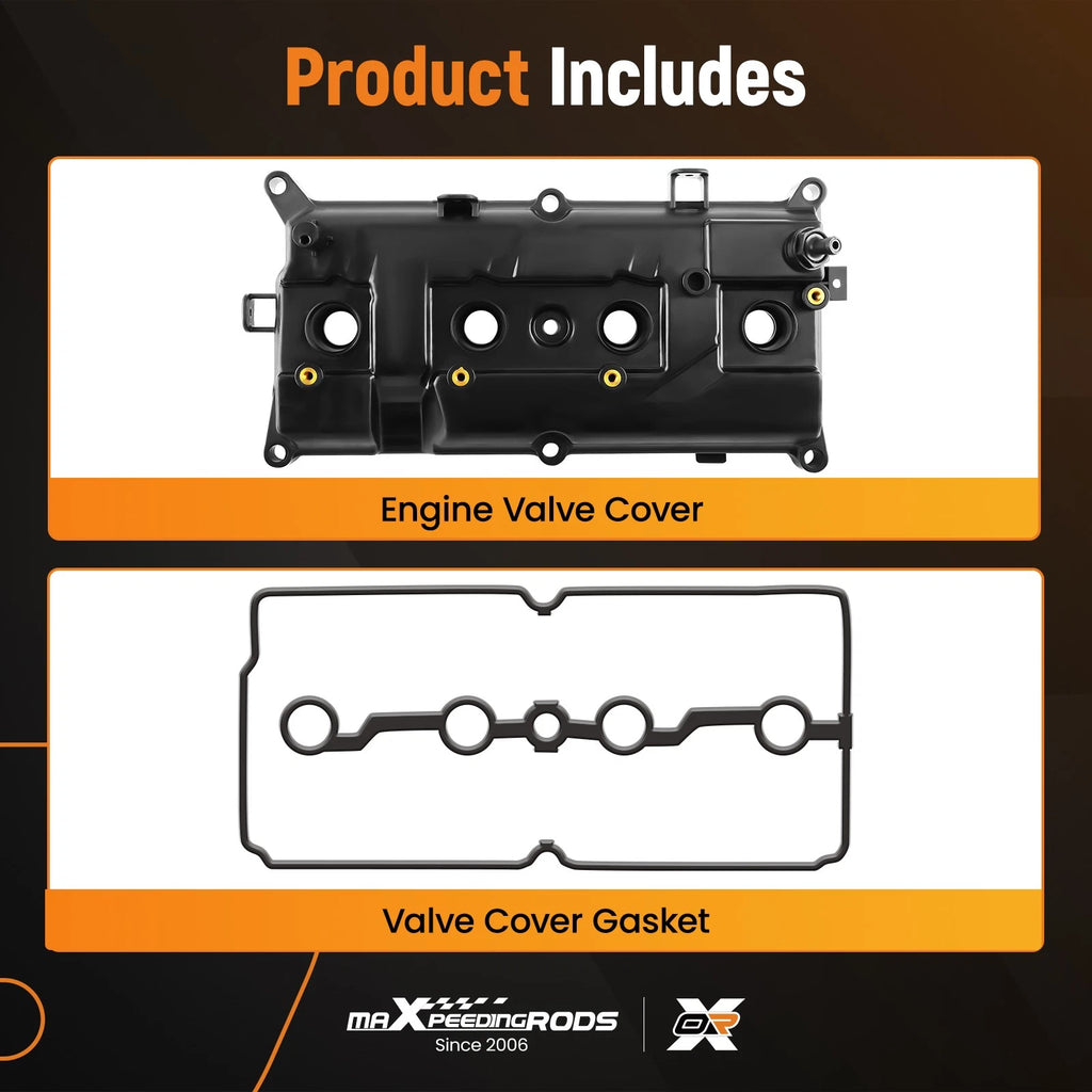 Engine Valve Cover with Gasket for Nissan Versa (2007–2012)