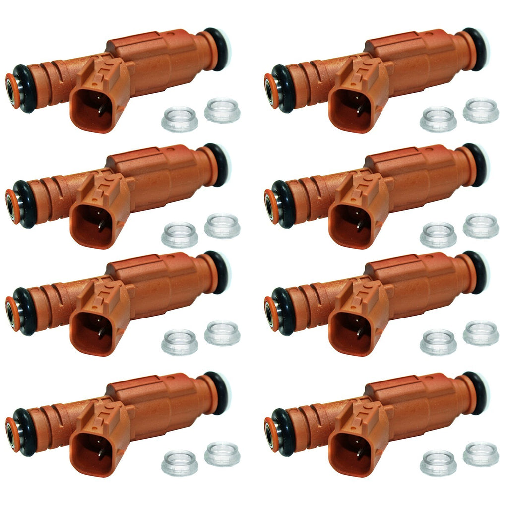 Set of 8 Fuel Injectors for Dodge Ram Van 1500 Dakota Durango 2500