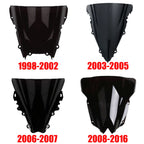 Dual Bubble Windshield for Yamaha YZF R6 (1998–2016)