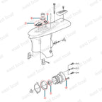 Lower Unit Seal Kit with Oil Seal for Volvo Penta DPS SX (FWD TSK, 3888821)