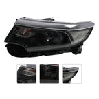 Halogen Headlight Pair for Ford Edge (2011–2014) - Black