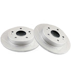 Rear Slotted Brake Rotors for Honda Prelude Civic Acura ILX (1997–2015)