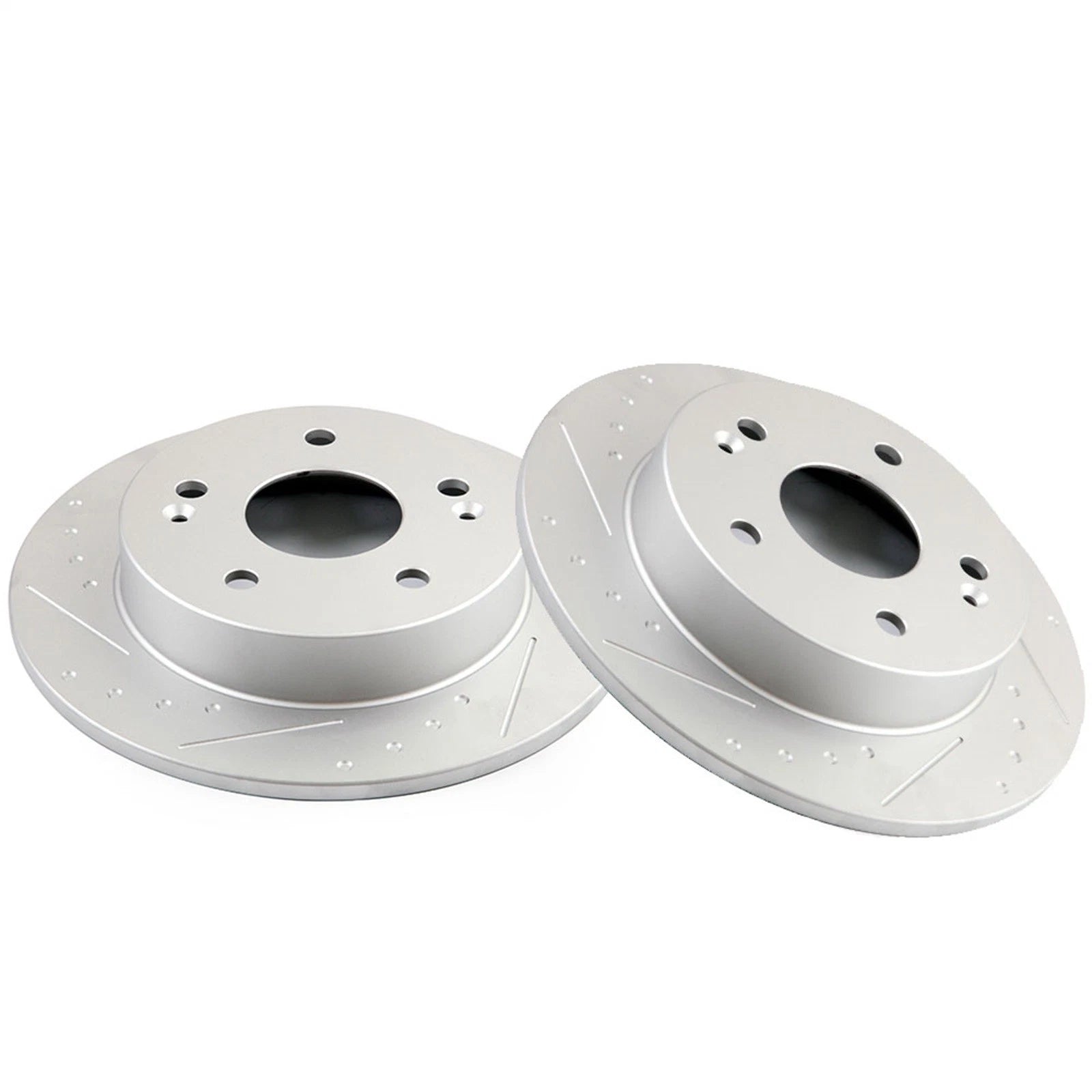 Rear Slotted Brake Rotors for Honda Prelude Civic Acura ILX (1997–2015)