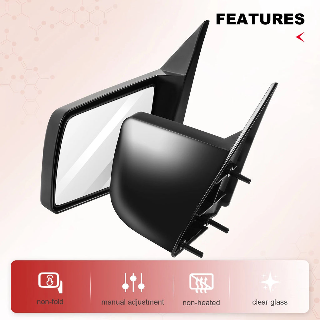 Side Mirrors Pair for GMC Chevy Pickup Truck (1988–1998)
