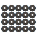 Set of 20 Zirconium Flap Discs 40 Grit for Angle Grinder (5" x 7/8")