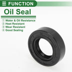 Set of 5 Oil Seal Rotary Shaft Seal NBR Rubber 20x35x10mm for Various Models