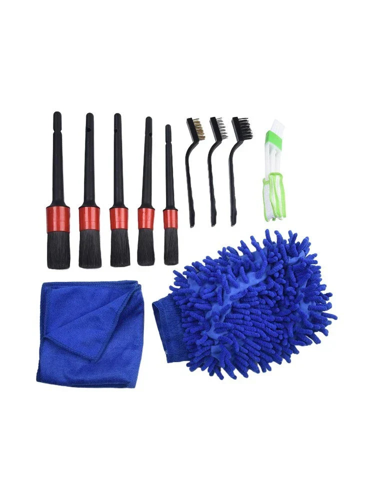Car Detailing Brush / 13pcs / Vehicle Interior Exterior Wheel Clean for Vehicle