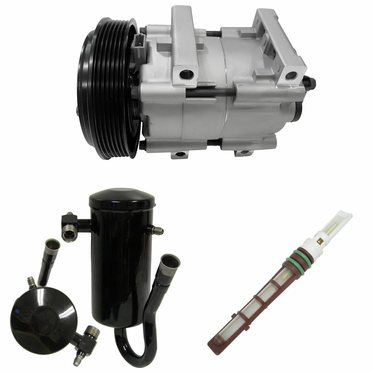A C Compressor Kit Replacement for Ford F-250 4.9L (1992–1993)