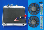 3 Row Aluminum Radiator + Fan for Jeep Willys (1941-1952)