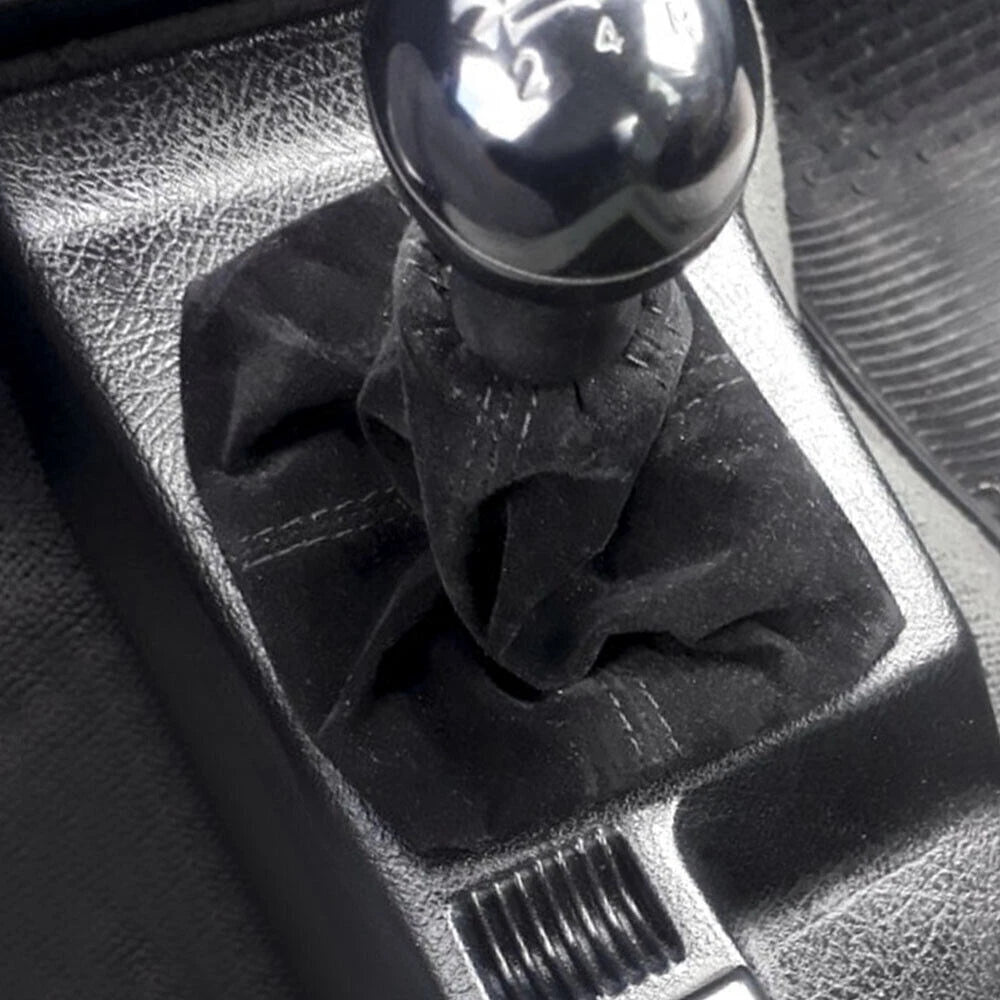 Leather Shift Knob Boot Cover for Universal Vehicles