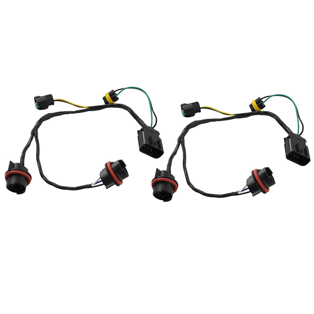 2X Headlight Wire Harness for Chevrolet Silverado 3500 HD (2007-2014)