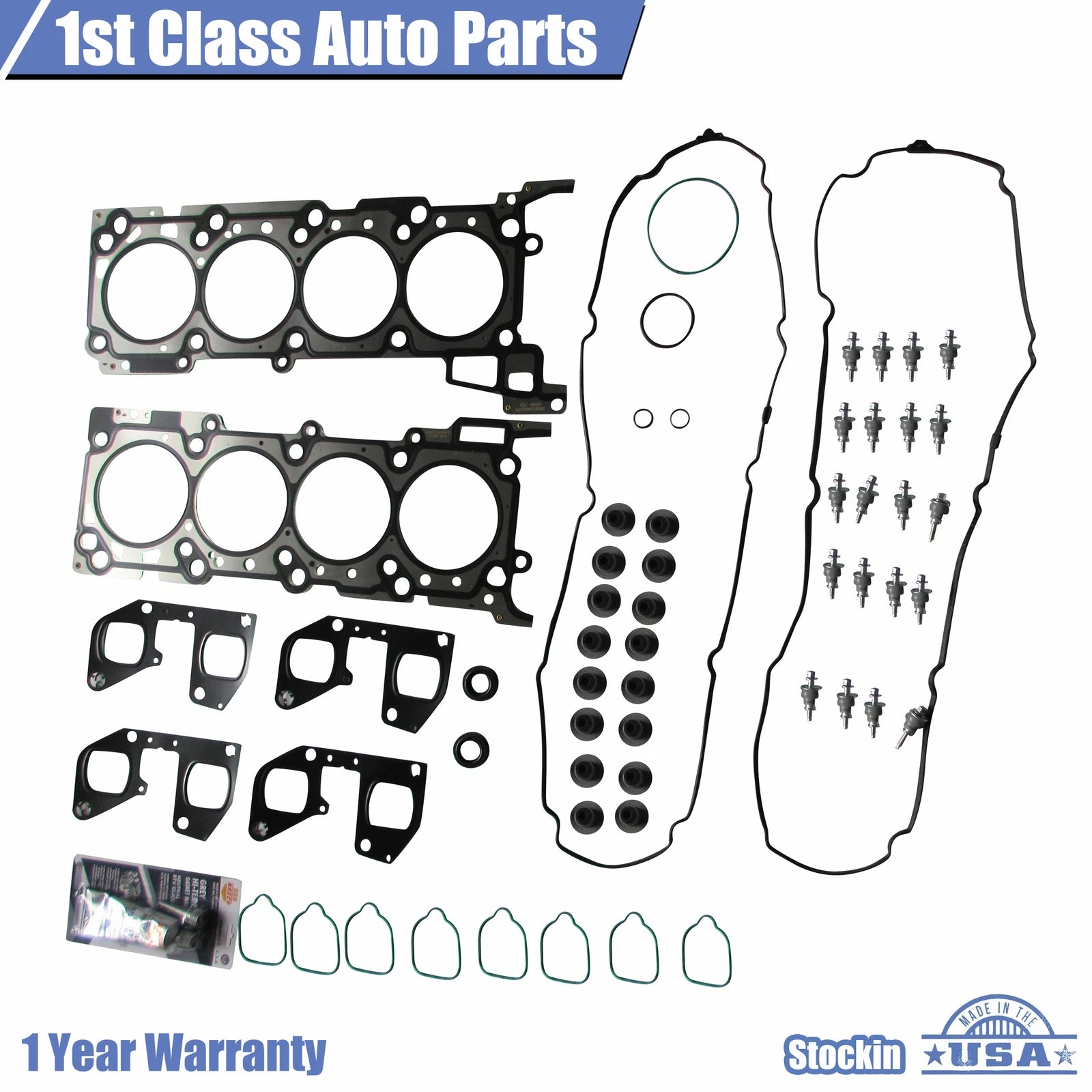 Engine Head Gasket Set for Ford F-150 F-250 F-350 Super Duty 2010–2020 6.2L V8 VIN 6