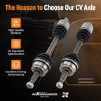 2Pcs CV Axle Assembly for Nissan Murano (2003–2007) V6 3.5L AWD