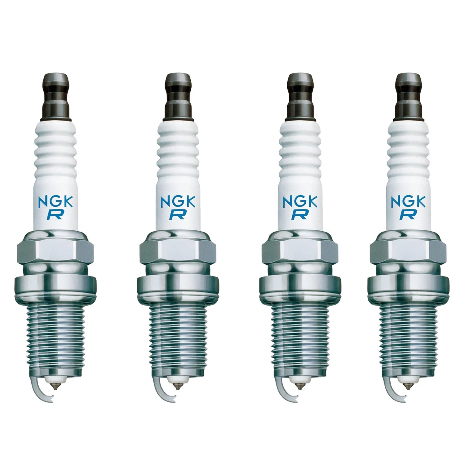 Set of 4 NGK Laser Platinum Spark Plugs 2647 for Mazda MX-3, Pontiac Vibe, Toyota Yaris L4