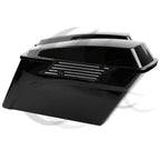 Black Saddlebag Latch Covers for Harley Street Electra Glide (1993-2013)
