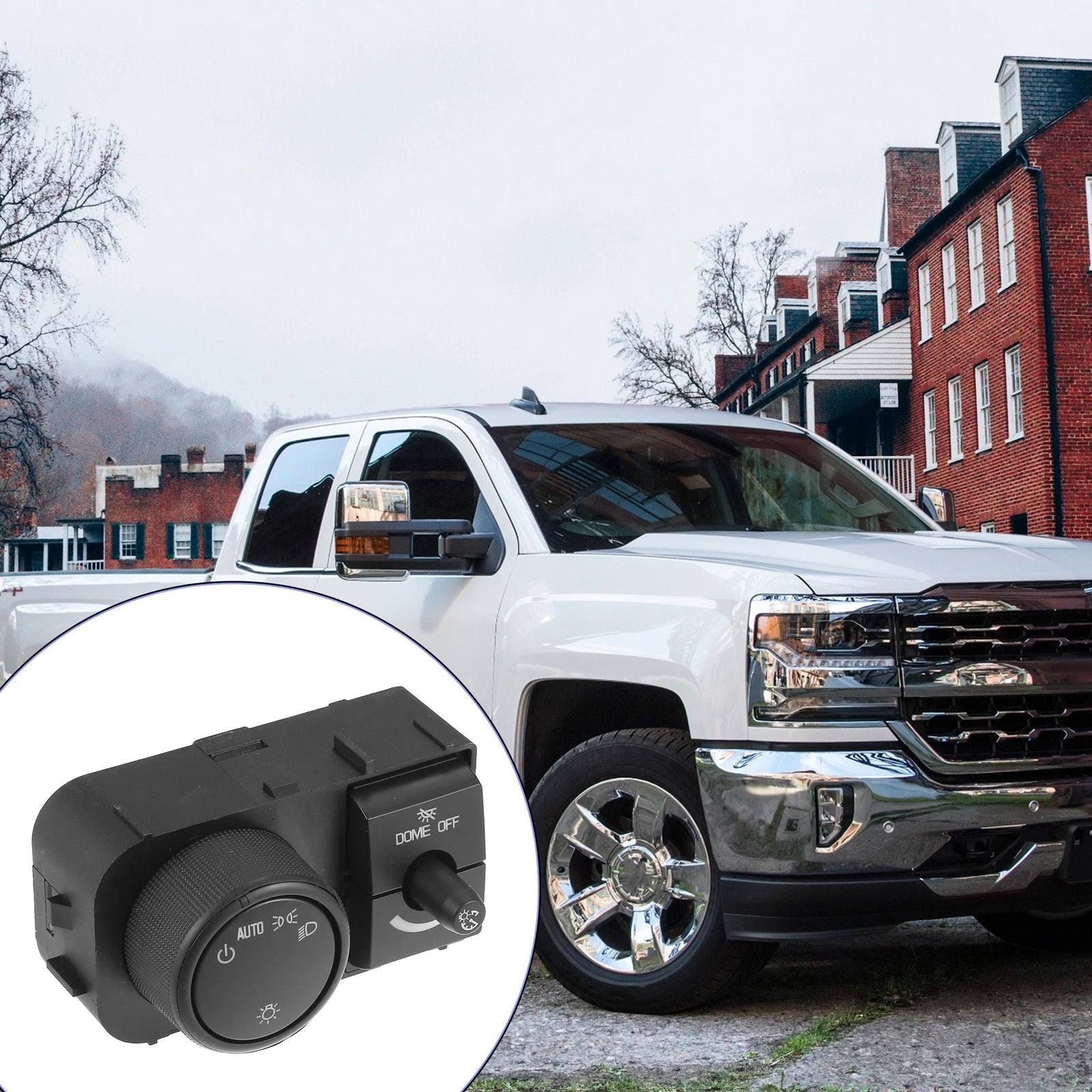 Car Headlight Switch for Chevy Silverado, GMC Sierra (No.25858708)
