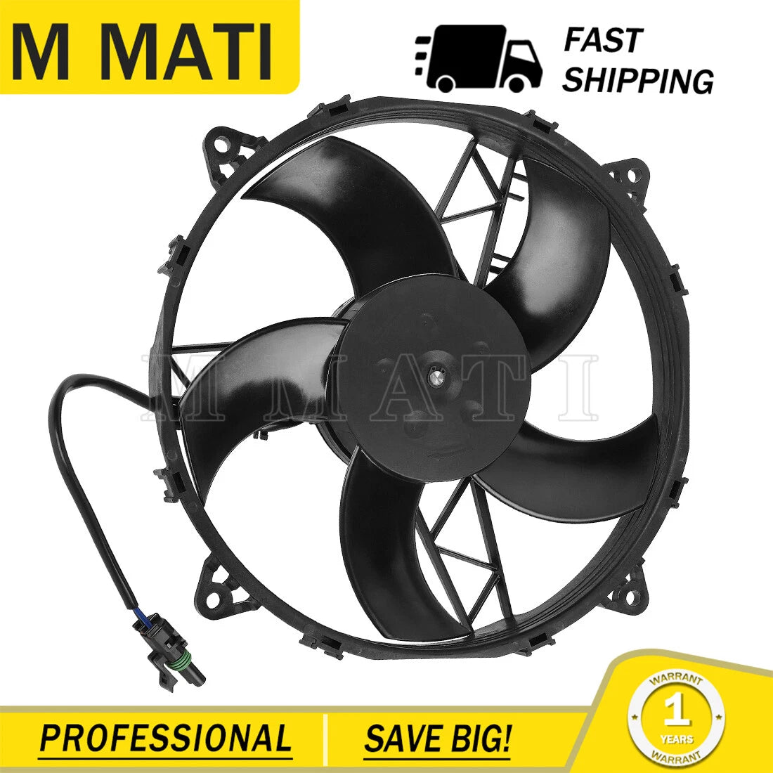 Radiator Cooling Fan for Polaris Ranger 700 800 (2005–2010) 2410413 2410366