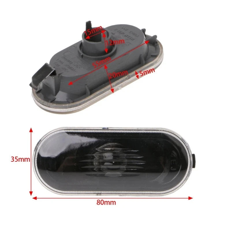 2X Flasher Repeater Light Lamp Indicators for Ford Focus C-Max Fusion (2012–2018)