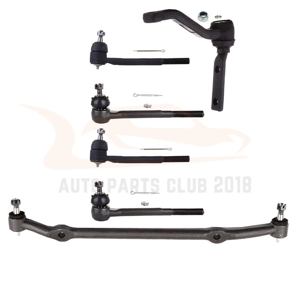 Set of 6 Tie Rod End Idler Arm Suspension Steering for Chevrolet Malibu Monte Carlo