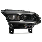 LED Headlight Driver Left for Dodge Durango (2021–2025) - Black, Halogen Signal