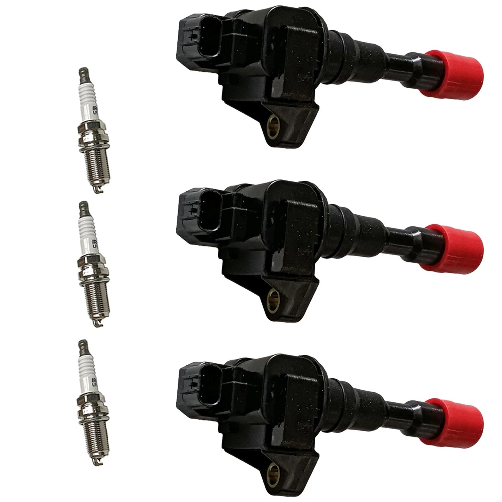 Set of 3 Ignition Coils & Iridium Spark Plugs for Honda Insight (2000–2006)