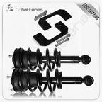 2X Front Leveling Kit & 2X Struts Shocks for Silverado Sierra 1500