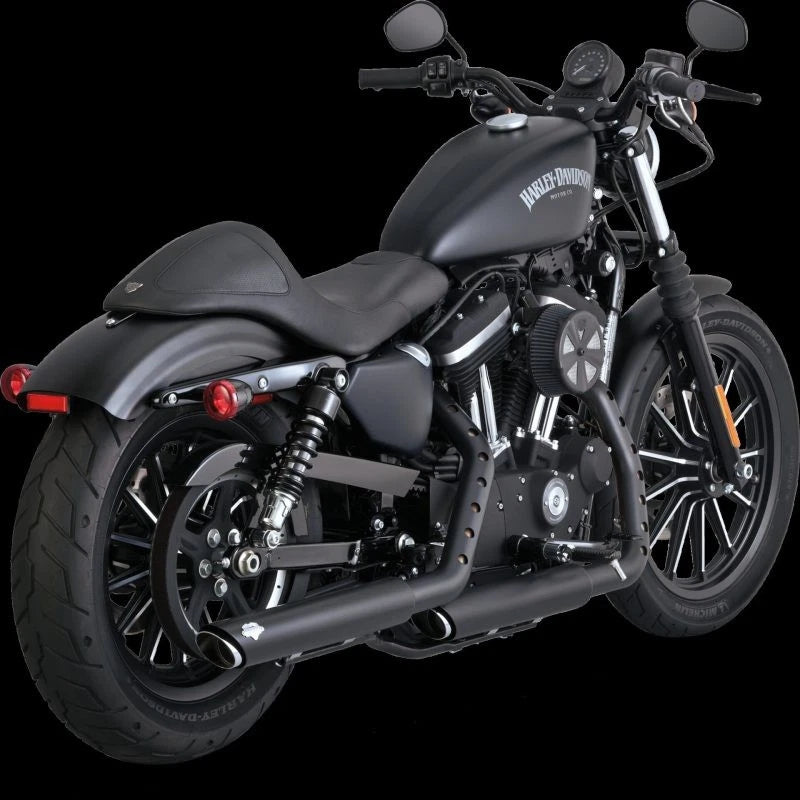 Vance & Hines Twin Slash 3In Slip-On Exhaust for Harley Davidson Sportster (2014–2022)