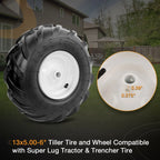 2X Tiller Tire & Wheel 13x5.00-6" for Craftsman Troy-Bilt