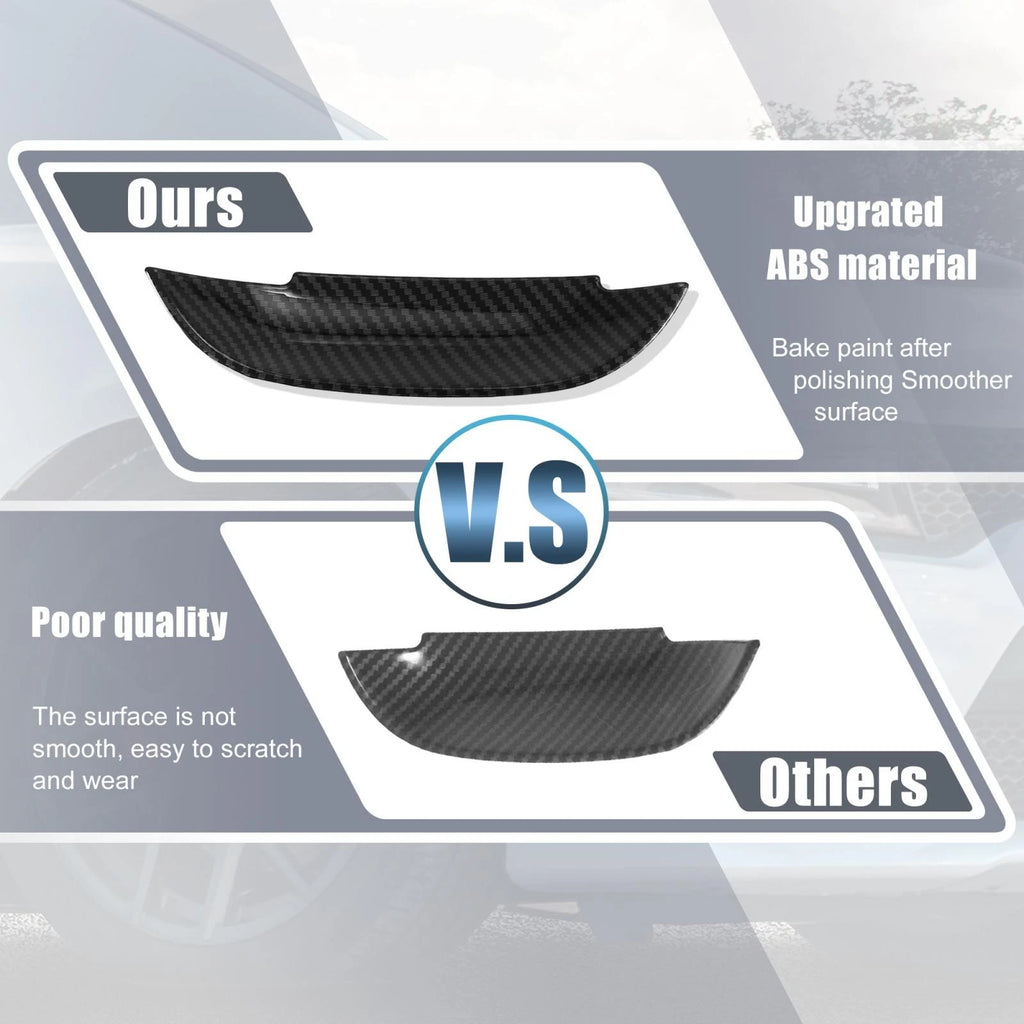 2X Door Handle Bowl Cover Trim for Dodge Charger (2011–2020)