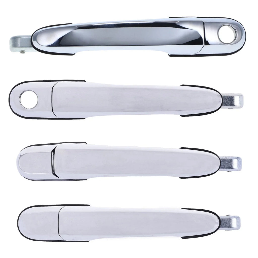 4pc Front/Rear Left+Right Chrome Door Handles for Hyundai Tucson (2004–2010)