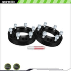 2X Wheel Spacers 6x5.5 1.25" 12x1.5 for Toyota 4Runner Tacoma Tundra Sequoia (2003–2023)