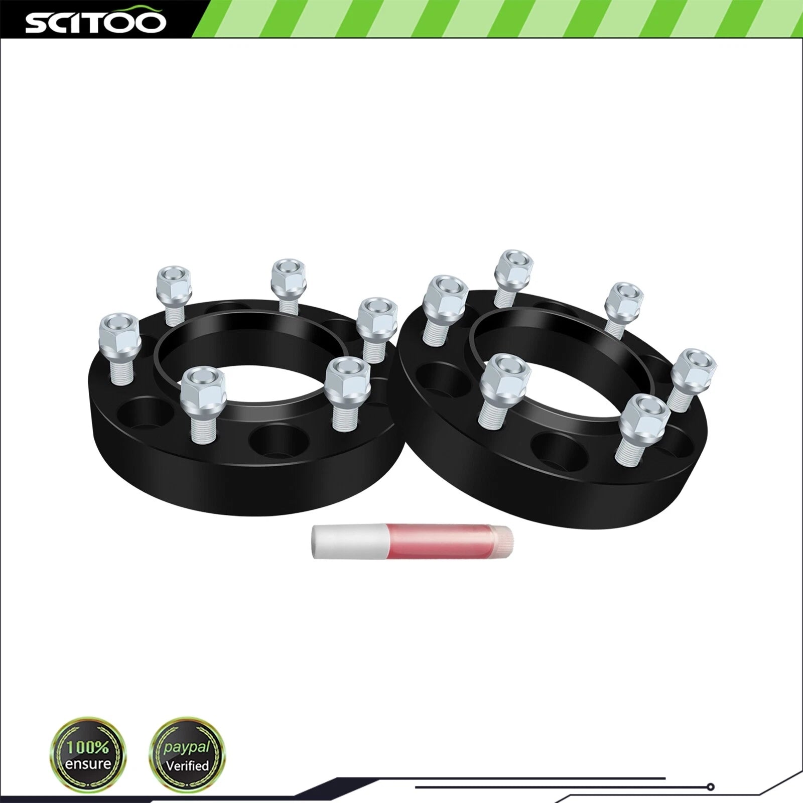 2X Wheel Spacers 6x5.5 1.25" 12x1.5 for Toyota 4Runner Tacoma Tundra Sequoia (2003–2023)
