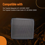Engine Radiator for Toyota Sequoia Tundra 4.7L V8 (2001–2007) 164000F030