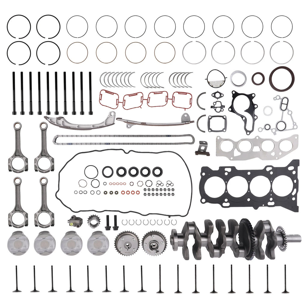 Engine Overhaul Rebuild Kit with Crankshaft, Rods, Pistons for Toyota 2ARFE (2010–2023)