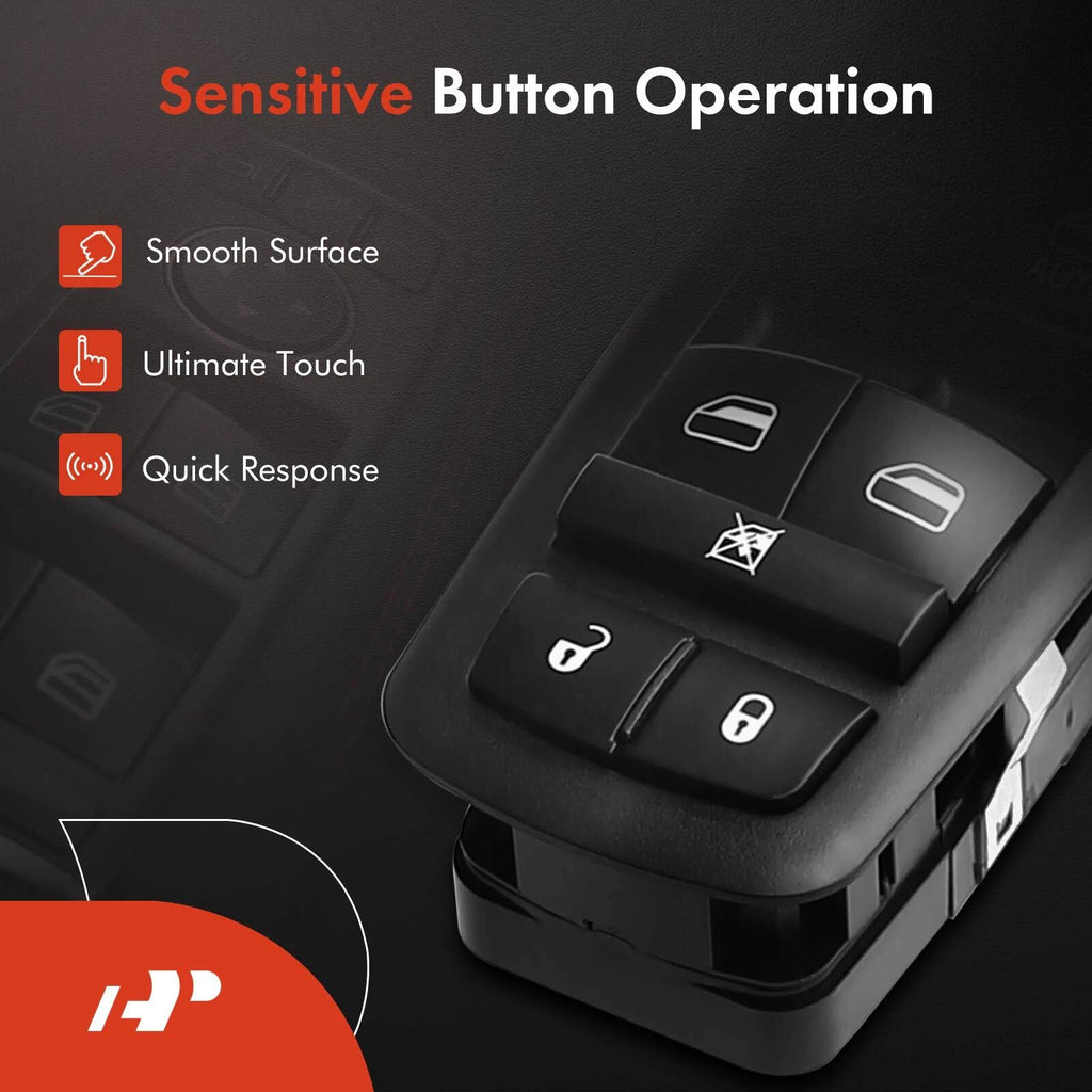 Front Left Power Window Switch for Jeep Cherokee (2018-2020)