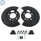 Pair Brake Dust Shield Backing Plates for Ford F-350 F-450 (2011–2016)