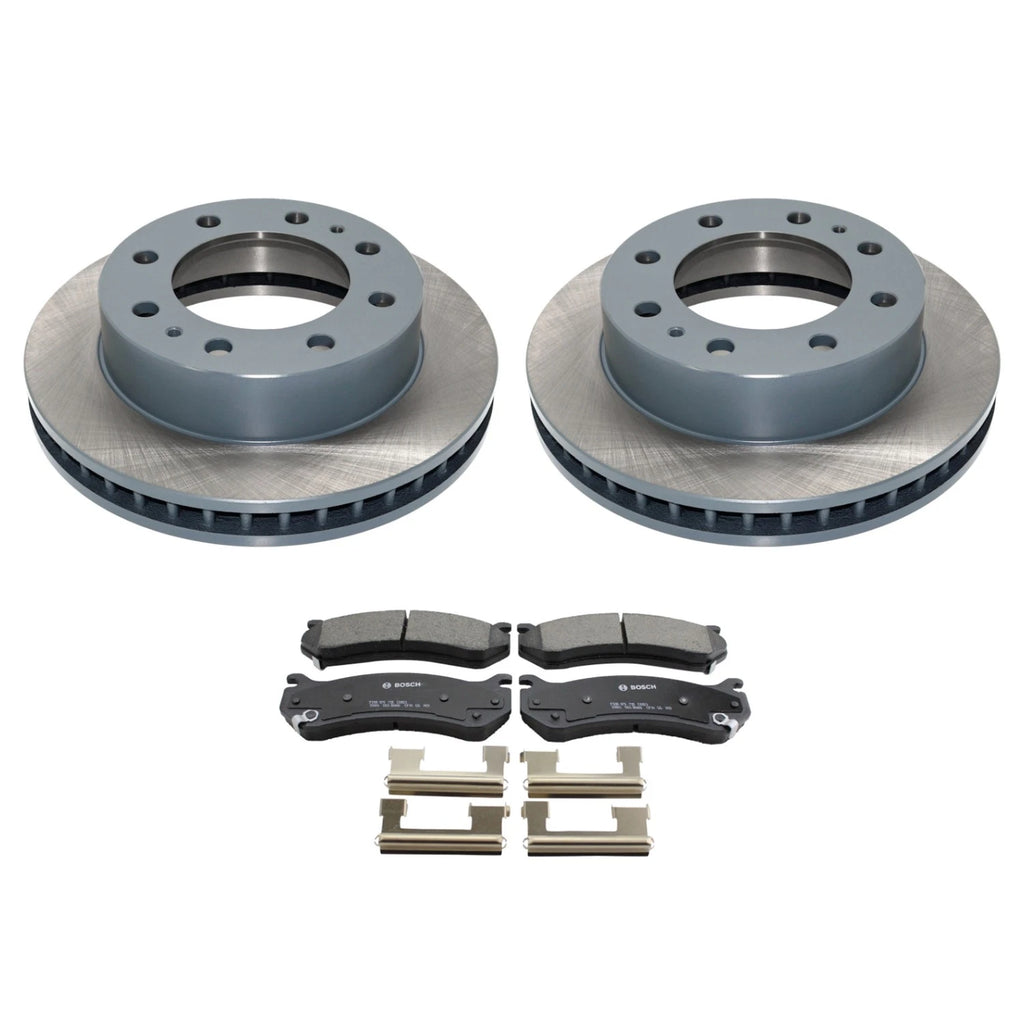 DuraGo Front Rotors & Bosch QuietCast Disc Brake Pad Kit for Silverado 1500 HD (2001–2007)