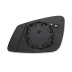 Pair Left Right White Mirror Glass with Back Heated for BMW 2/3/4/5/6 Series