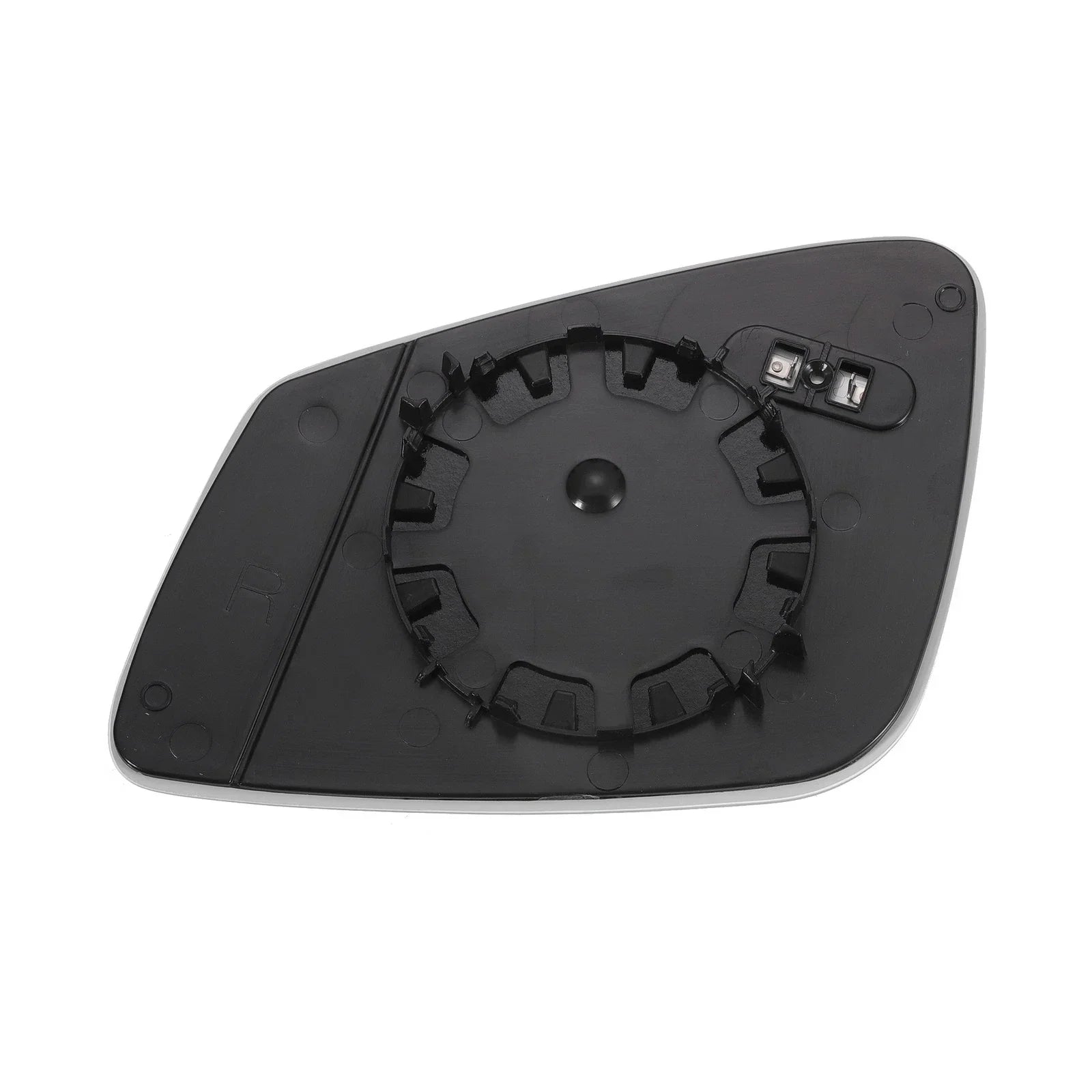 Pair Left Right White Mirror Glass with Back Heated for BMW 2/3/4/5/6 Series