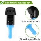 Set of 1 Windshield Washer Nozzle w/ Hose Connector for Dodge (No.4805742AC/5116079AA)