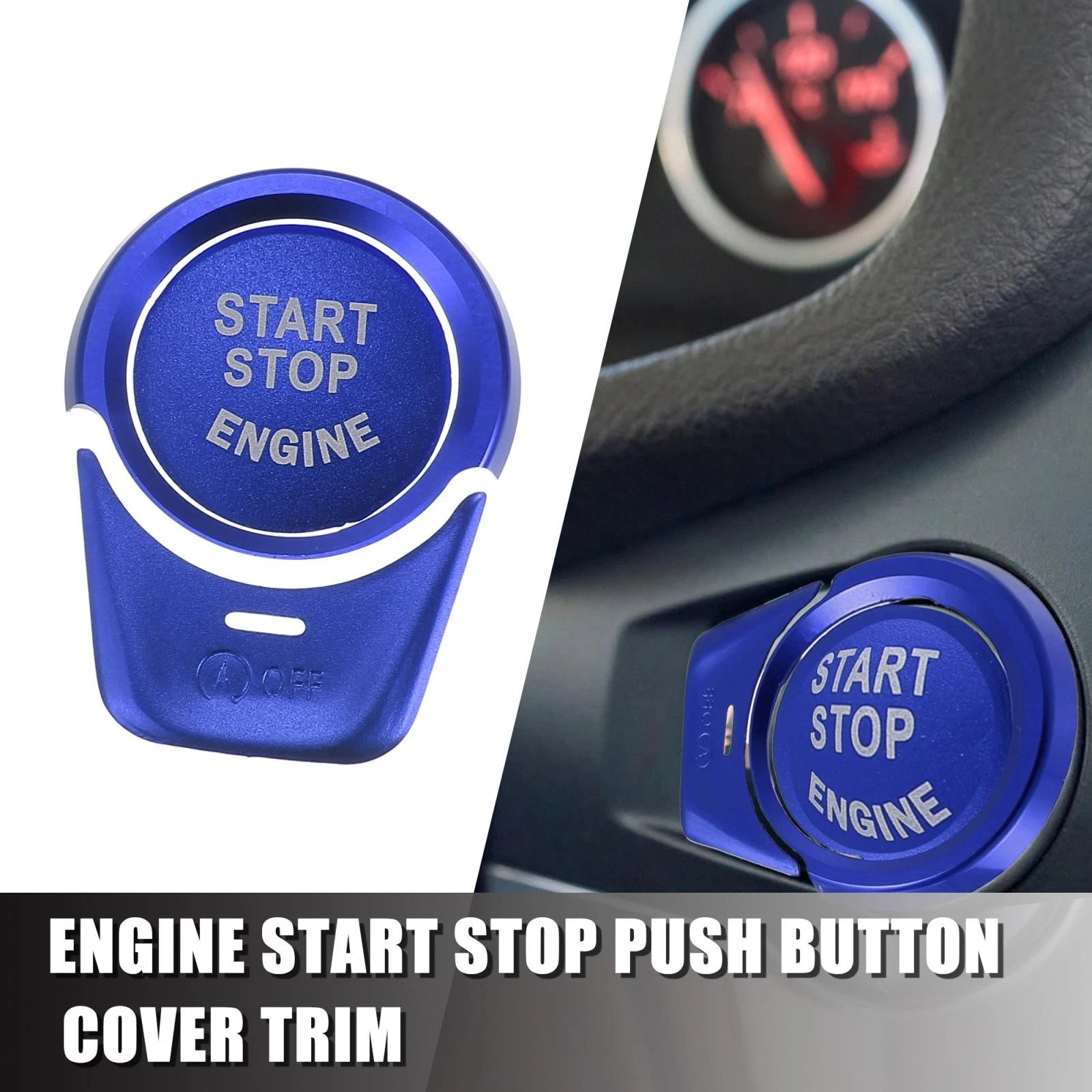 Start Stop Button Cover Kit for BMW 2 3 4 5 6 7 X1 X2 X3 X4 M2 M3 M4 M5 (2014–2023)