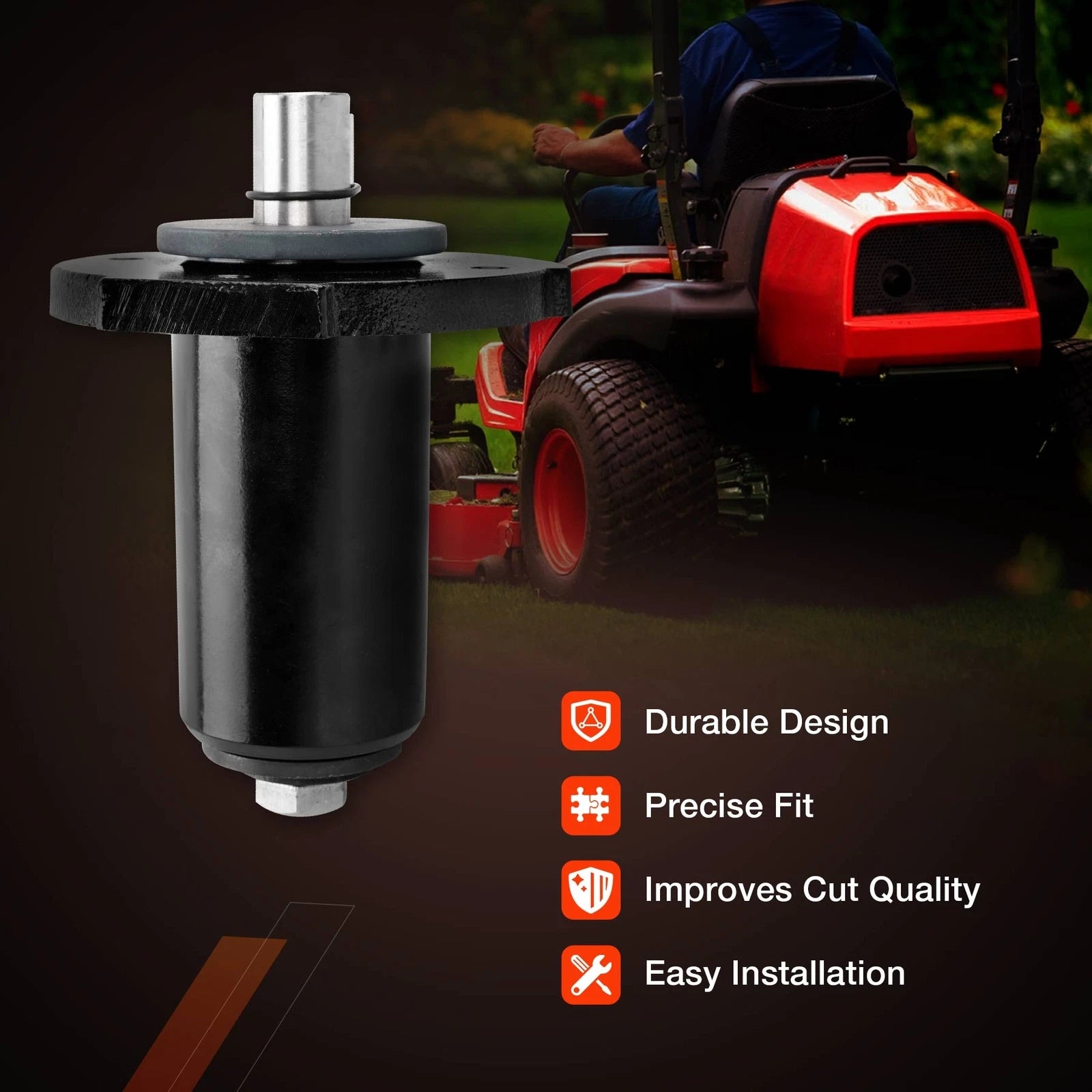 2X Mower Deck Spindle for Gravely Ariens
